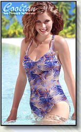 No more tan lines with 1pc stru top suits you can tan right thru.