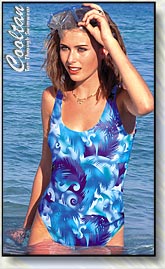 And remember, no more tan lines. Get tan right thru your swimsuit!