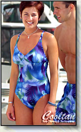 Cooltan. The swimwear you tan through.